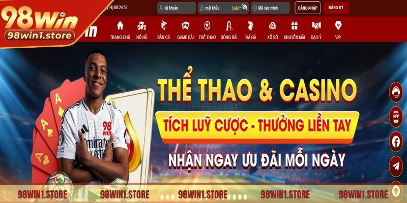 Live Casino 98win thu hút nhiều bet thủ 
